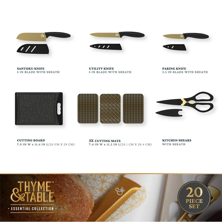 Thyme & Table essential collection 20 piece cutlery set