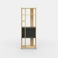 thumbnail image 4 of Ada Home Decor Abis 4 Tier Bookcase, Anthracite/Oak, 4 of 7