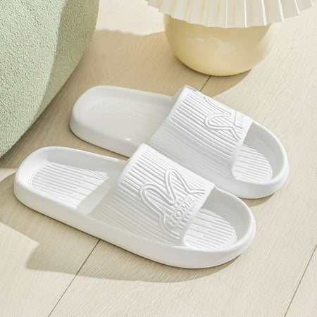 

KBODIU Womens Sandals Cloud Slippers for Women and Men Massage Shower Bathroom Non-Slip Open Toe Super Soft Comfy Thick Sole Home Cushion Slide Sandals Platform Shoes Mothers Day Gifts White 37