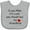 AC-Heather Grey, variant on Inktastic If You Think I'm Cute You Should See My Grandma Boys or Girls Baby Bib