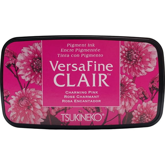 VersaFine Clair Ink Pad-Charming Pink