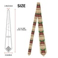 thumbnail image 3 of Yiaed Christmas Vintage Red Truck Print Men's Ties Silk Business Necktie for Husband Father Valentine's day Father's Day Gift, 3 of 7