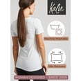 thumbnail image 6 of Kalon Women 4-Pack V-Neck T-Shirt Base Layer, 6 of 7