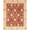 thumbnail image 1 of Ahgly Company Machine Washable Indoor Rectangle Abstract Grapefruit Red Area Rugs, 8' x 12', 1 of 7