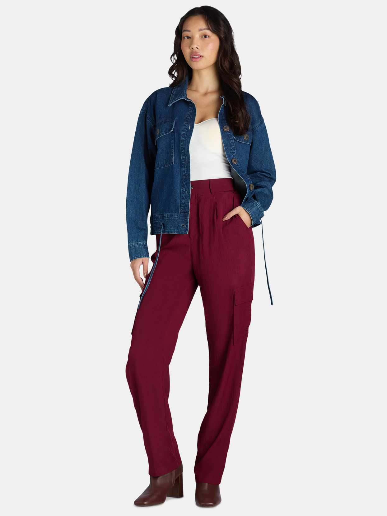 Time and Tru Linen Blend Straight Pants – Breezy Summer Style