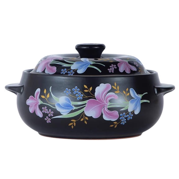 Ceramic Cooking Pot,Multi-Functional Stew Pot,Japanese Heat Resistant Casserole,Earthenware Hot Pots for Soup Noodles and Rice