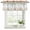 White Light Pink, variant on 2 Pack Valances for Window, Spring Floral Short Curtains for Kitchen Bedroom Living Room, Watercolor Roses Eucalyptus Leaves Botanical Rod Pocket Small Window Treatment Valance Drapes 42 x 12 Inch