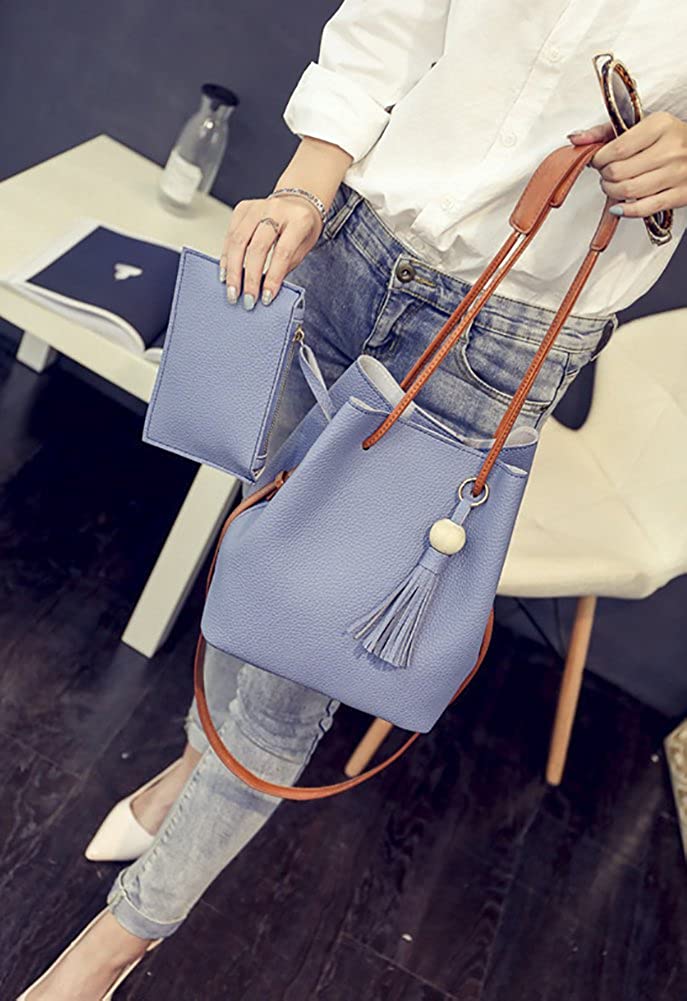 LOUIS·DAISY Shoulder Bag for Women, Leather Crossbody Bags Purses Satchel Clutch Handbags for Women Trendy
