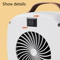 thumbnail image 3 of Calentador eléctrico de bajo consumo con protección contra vuelcos y sobrecalentamiento para cuartos de baño familiares, 3 of 5