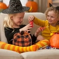 thumbnail image 2 of Fall Home New Favourite Delicate Checkered Pumpkin Fabric Material Warm Feel, 2 of 6