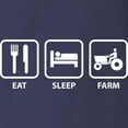 thumbnail image 3 of CafePress - Eat Sleep Farm Long Sleeve Dark T Shirt - Long Sleeve Dark T-Shirt, 3 of 4
