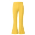 thumbnail image 4 of Mnyotv Girls Flare Leggings High Waisted Active Yoga Pants Casual Kids Bell Bottoms Pant Size 7-8 Years, 4 of 5