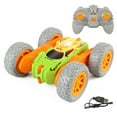 thumbnail image 2 of Xecvkr High-Speed Mini Double-Sided Stunt Rc Car 360 Rotating Flip LED Lights USB Rechargeable 3.7v 500mah Remote Control Stunt Drift Climbing Off-Road Toy 8.26x5.9x2.95in, 2 of 6