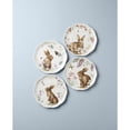 thumbnail image 3 of Lenox Butterfly Meadow Bunny Floral Round 9" Porcelain Accent Plates (4 Count), 3 of 10