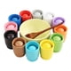 thumbnail image 5 of Bolas de arcoíris en tazas, juguetes Montessori para niños pequeños de 1 año en adelante, juego de combinación de madera para niños preescolares, 5 of 9