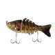 thumbnail image 4 of Señuelos de pesca con anzuelos, Swimbait, aparejos de pesca de 7 segmentos, hundimiento lento y duro Gris, 4 of 9