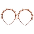 thumbnail image 2 of Fiudx Aro para El Pelo, Pinza para Flequillo de Doble Capa, Diadema Ligera con Lazo, Tocado de Malla Roja, Ideal para Leer, Yoga Práctico, Accesorio Elegante para Mujer, Material Abs, Ajuste Comodo., 2 of 3