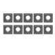 thumbnail image 5 of Insertos de carburo indexables, 10 piezas por caja, revestimiento de insertos de fresado CNC, insertos de torneado, estándares líderes en la industria, 5 of 12