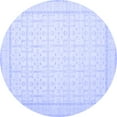 thumbnail image 1 of Ahgly Company Indoor Round Oriental Blue Traditional Area Rugs, 8' Round, 1 of 4
