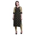 thumbnail image 1 of Bimba Cotton Printed Straight Kurtis For Women Panel Kurta Summer Tunic-Small, 1 of 6