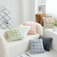 thumbnail image 2 of Nvzi fundas de almohada de vellón con burbujas, estampado verde, funda de almohada colorida, ilumina el paisaje de tu dormitorio, 16,93 x 16,93 pulgadas (gris plateado), 2 of 5