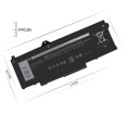 thumbnail image 4 of Batería para Laptop ESTENGPRO GRT01 64Wh 15.2V para Dell, 4 of 6
