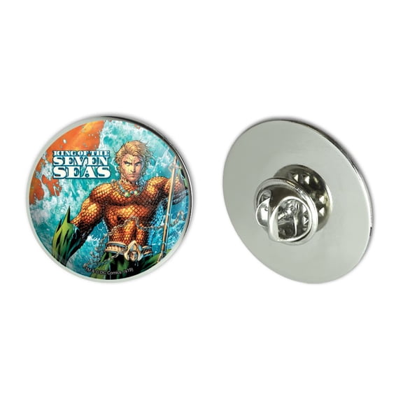 Aquaman King of the Sea Metal 1.1" Tie Tack Hat Lapel Pin Pinback