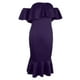 thumbnail image 1 of Off the Shoulder Ruffle Dress Cocktail Mermaid Midi Dress para mujer S Hugo  vestido de coctel para mujer, 1 of 9