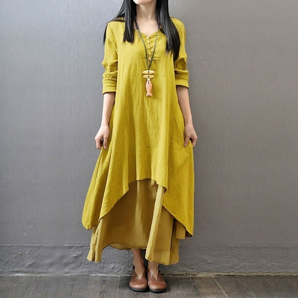 Loose long maxi store dress