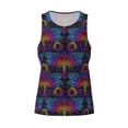 thumbnail image 4 of Haiem Indian Mandalas Dragonfly Men Workout Tank Top Gym Bodybuilding Sleeveless Muscle T Shirts Athletic Tank Breathable Workout Shirt-X-Large, 4 of 9