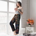 thumbnail image 5 of Cauagu Garden Meditating Weasel Pajama Pants for Women Loose Fit Wide Leg Trouser Pants Casual Elastic Waist Drawstring Lounge Pants, 5 of 6