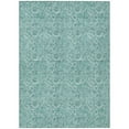 thumbnail image 2 of Addison Rugs Chantille Indoor/Outdoor Transitional Floral Teal Washable Rectangle Rug, 5' x 7'6", 2 of 6
