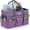 Purple, variant on LAVFOX Multi-Pocket Craft Caddy Bag, Portable Art Storage Organizer Tote for Sewing Supplies, Scrapbooking Accessories, Office and Nurse Medical Tools, Royal Purple