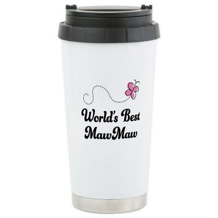 CafePress - Worlds Best Mawmaw Stainless Steel Travel Mug - Stainless Steel Travel Mug, Insulated 16 oz. Coffee (Best Tumblr In The World)