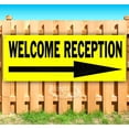 thumbnail image 1 of Welcome Reception 13 oz Vinyl Banner With Metal Grommets, 1 of 4