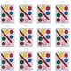 thumbnail image 1 of Set de pintura Amscan Value Pack, 6 colores vibrantes, 12 paquetes, 1 of 6