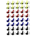 thumbnail image 2 of 40x Anzuelos de pesca Keeper Caña de pescar Hook Keepers Portátil Ajustable Señuelo Keeper Aparejos de pesca Accesorio 4 colores Caña de pescar Hook, 2 of 8