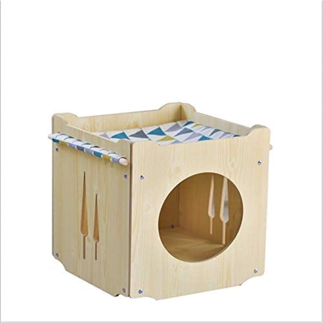 Lit pour Chat Empilable Cube Maison pour Chats d'Intérieur