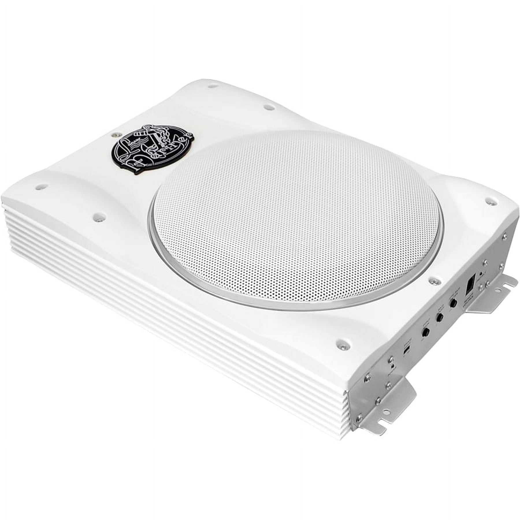 10 Slim Marine Subwoofer - 400W 4 Ohm Waterproof Car Component Speaker System, Low Profile PP Cone w/Rubber Edge, 40 Oz Magnet 2