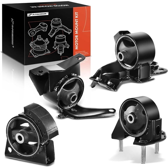 A-Premium Engine Motor and Transmission Mount Compatible with Toyota Corolla Geo Prizm 1993-1997 Petrol Automatic Transmission A6242 A6258 A6260 A6261 4-PC Set