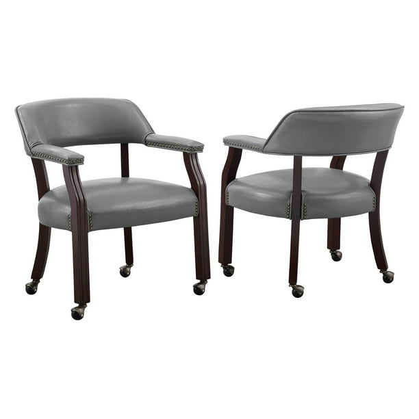 Steve Silver Co Tournament Dining Arm Chair With Casters Com Steve Silver Co Tournament Dining Arm, Kitchen Chairs With Casters And Arms