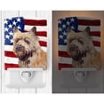 thumbnail image 2 of Caroline's Treasures LH9020CNL Flag with Cairn Terrier Ceramic Night Light, 6x4x3", multicolor, 2 of 2