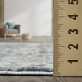 thumbnail image 6 of Loomaknoti Kehleigh Oviel 5' x 7' Blue Oriental Indoor Polypropylene Area rug, 6 of 9