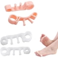thumbnail image 1 of 4 Pairs Toe Separator Toe Protector, Silicone Toe Spacer Separator for Hallux Valgus Correction, 1 of 5