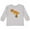 AC-Heather Grey, variant on Roaring T-rex Boys or Girls Long Sleeve Toddler T-Shirt
