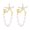 Gold, variant on Ladies' Elegant Pearl Ear Jackets Ladies' Beach-Themed Seashell Ear Cuffs The Latest European Simple Fashion Is Suitable For Women's Party Jewelry Earrings Women'S Witchy Halloween Earrings