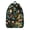 Spring Botanical, variant on Folk Style Mandala School Backpack for Women, Ethnic Boho Canvas Daypack with Traditional Tribal Sacred Symbol Ornament