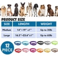 thumbnail image 3 of Collar Martingale Cunno para perros medianos reflectante, 12 unidades, 3 of 7
