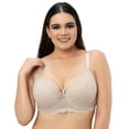 thumbnail image 1 of Paquete de Brasier Copa D Adda Lingerie  Modelo Anais, Estilo Balconette, Color marino, negro y beige, 1 of 3