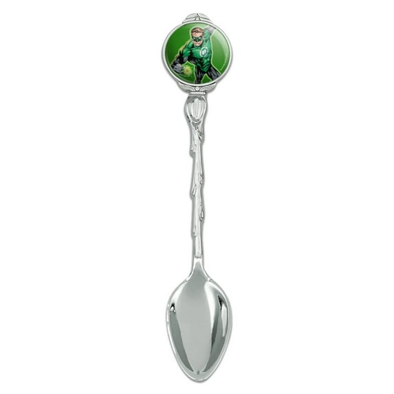 Green Lantern Character Novelty Collectible Demitasse Tea Coffee Spoon